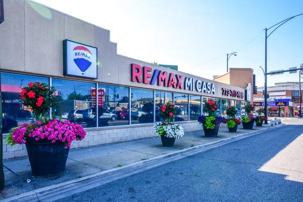 Pulaski side of our office on the corner of 55th Street and Pulaski Avenue.