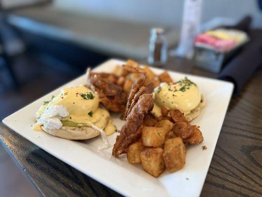 Soft Shell Crab Benedict
