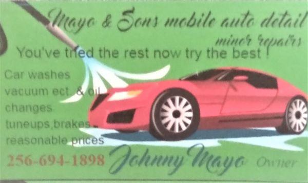 Mayo & Sons Mobile Auto Detailing