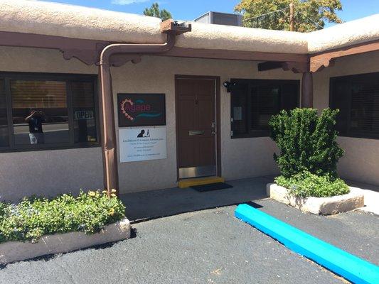 Corner of Luisa and Columbia street in Santa Fe, NM