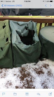 Hail damage please call and talk to our local sales rep today 540-263-0300