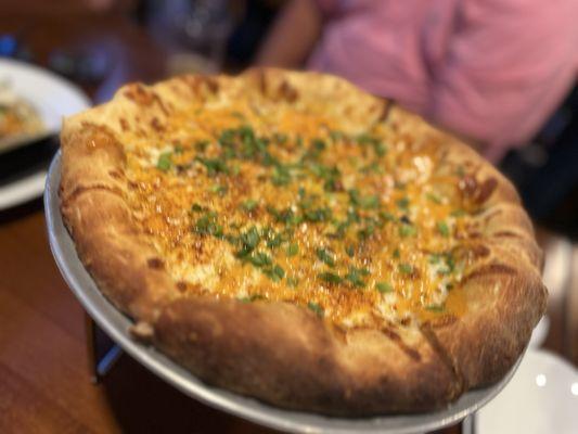 Street corn pizza
