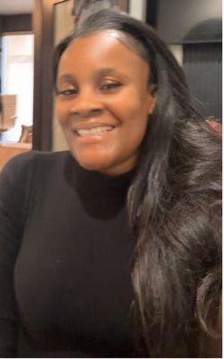 This was a snapshot of my hair. Next time I'll take pictures