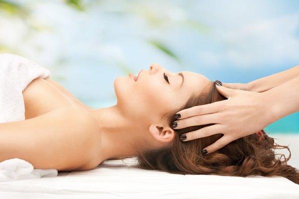 Indulge in a peppermint scalp massage.