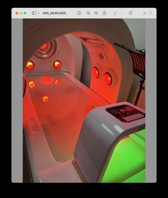 Sky Bed with Red Light & CHromotherapy