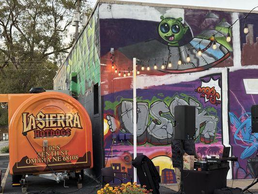 Art Fest with La Sierra hot dogs!