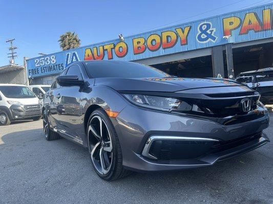 Got my car back looking amazing.