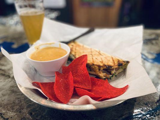 Spicy turkey piadini!! Special of the day!!