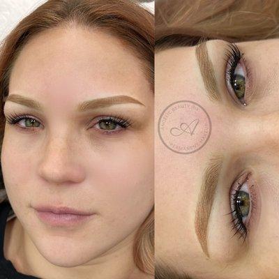 Soft and Powdery Brows