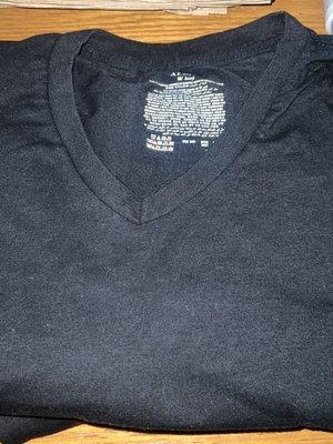 Proof of how dirty my cloths where after they washed dryer and folded them .