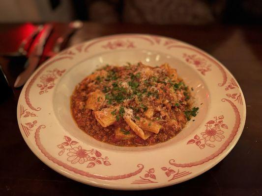 Rigatoni Bolognese