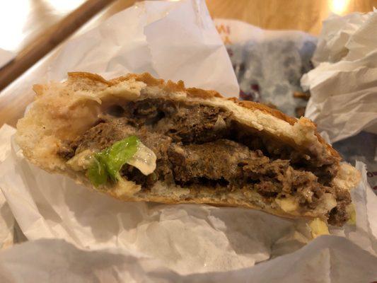 Beef sandwich with zesty BBQ sauce