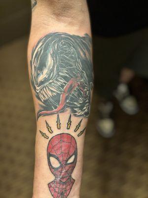 Cover up tattoo by Chris T at LV Tattoo on Fremont next to the Golden Nugget