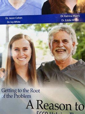 Dr. Eddie White and his daughter Ivy
