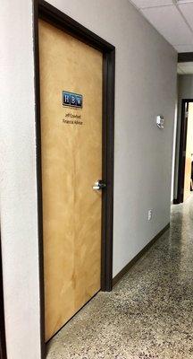 Office located within a suite complex