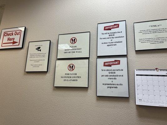 Calendar to look at...with other important information