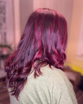 partial highlight w/full head of color