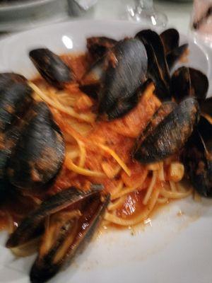 Mussels with Lingini!