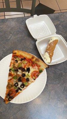 Supreme Pizza and Cannoli