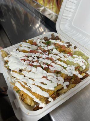 Half Asada & Half Pastor Fries