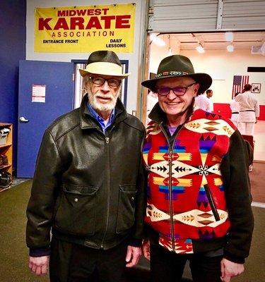 Sensei's Robert Fusaro and Walter Bera in January 2018 before his health problems set in...