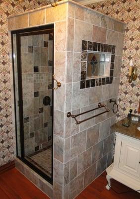 Custom Showers and Bathroom Remodels are just a call away!