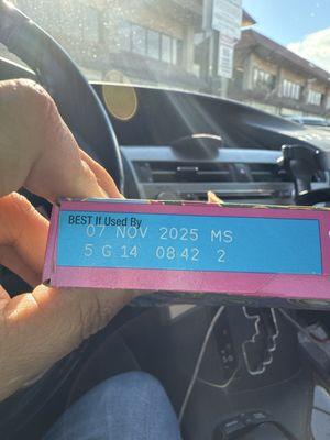 today is 11/18/2025 i got this today with other several stuff