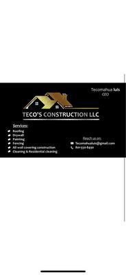 Teco’s Construction