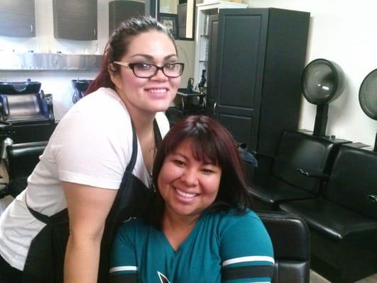 Crystal and her masterpiece!!! Fantastic job! :))