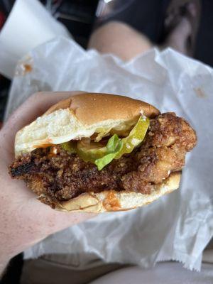 Spicy Chicken Sandwich - Surprisingly solid and better than expected! Not super hot but I'd definitely get it again.