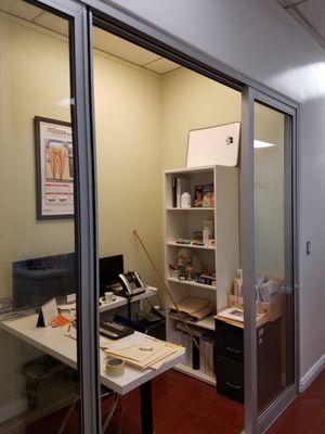 Aluminum Framed Office Entrance