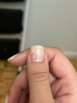 nail when i left the salon