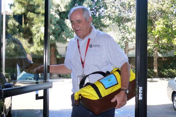 Professional uniformed Couriers!