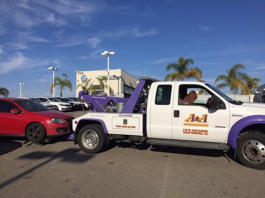 Towing in a non-runner