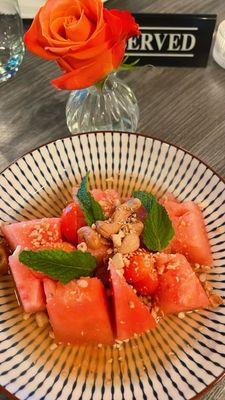 Watermelon salad ( Summer Sumer ) ! At May thai kitchen