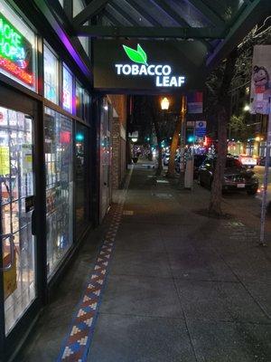 Late night tobaccy' place. Stays open until 11pm. I'm out on a stogie run. Stogie run in Seattle.