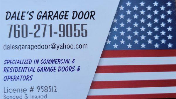Dale's Garage Door