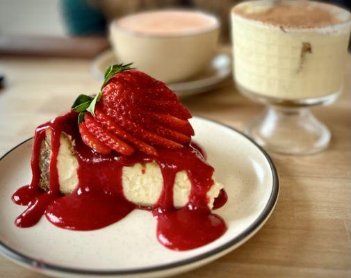Dessert (cheesecake; tiramisu)