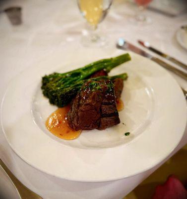 Manhattan Steak - cooked perfectly and delicious!