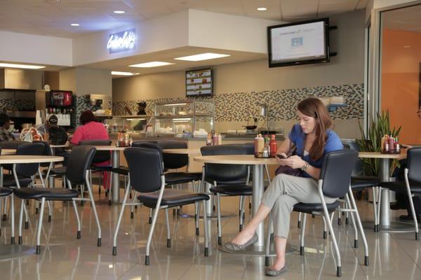 Comfortable and relaxed atmosphere.