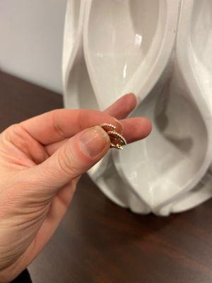 14k Gold Diamond Earrings