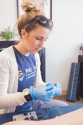 Our PTs are trained in functional dry needling and have 10+ years of experience using it to treat sports and orthopedic injuries.