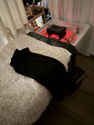 Area for scalp action