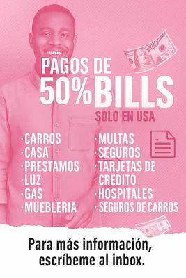 Ayuda financiera, le ayudamos a realizar cualquier tipo de pago que usted tenga disponible