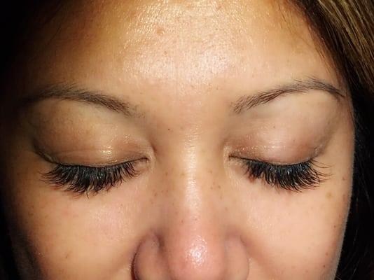 My gorgeous lashes by Carleen @ iBar