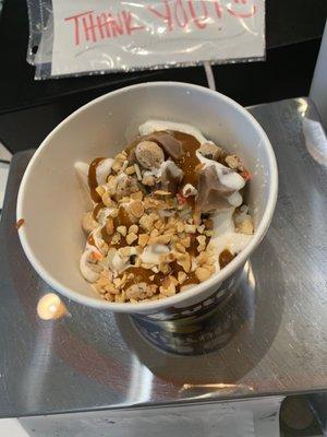 Vanilla and Cookies and Cream