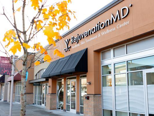 Exterior of RejuvenationMD Puyallup in Sunrise Village.