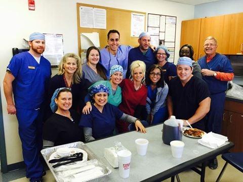 New Tampa Surgery Center staff, Dr. Garcia- anesthesia & Dr. Fakhre of New Tampa Plastic Surgery!