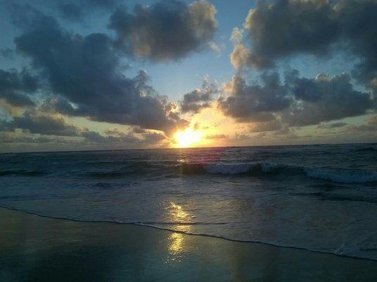 Sunrise is so nice in this part of the world!