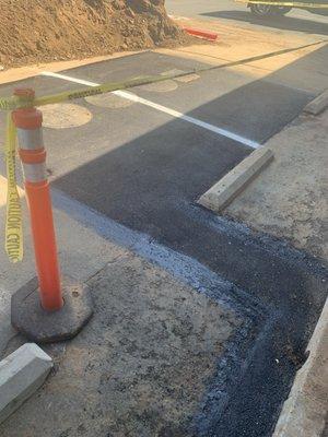 Grease trap installation: after